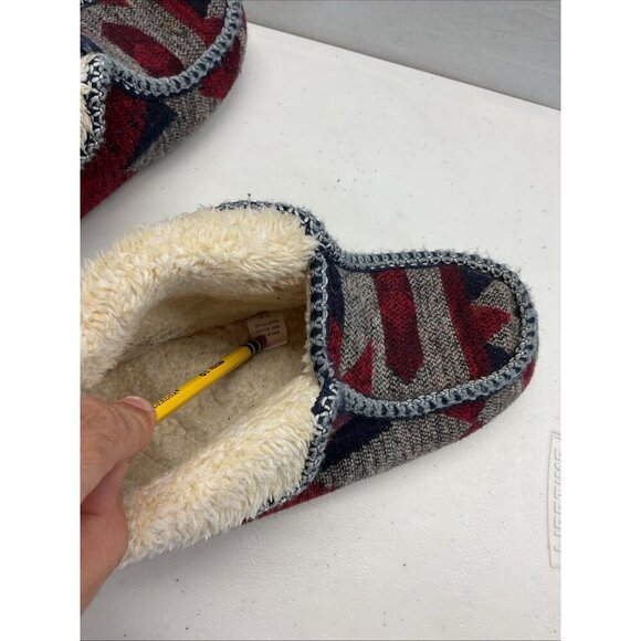 Blazin Roxx Slippers Womens L 9/10 Western Aztec Slip On Moccasins Shoes - Picture 5 of 8